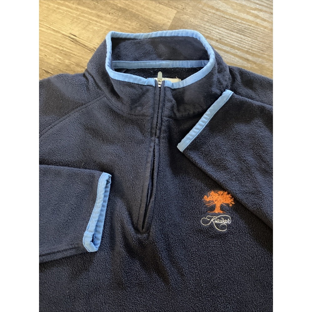 Peter Millar Mens 1/4 Zip Light Fleece Pullover PGA Golf Kiawah Size Medium - Picture 4 of 9